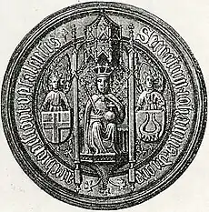 Jöns Bengtsson Oxenstierna, archbishop of Uppsala (1448–1467) and regent of Sweden, under the Kalmar Union