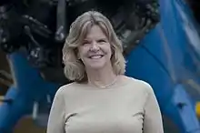 Jonna Doolittle Hoppes by a PT-17 Stearman in 2011