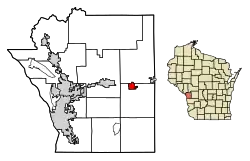 Location in La Crosse County, Wisconsin