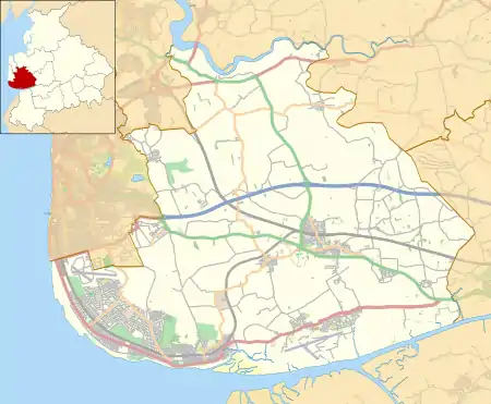 Freckleton is located in the Borough of Fylde