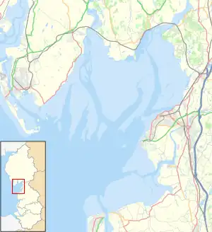 Cockerham is located in Morecambe Bay