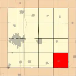 Location in Story County