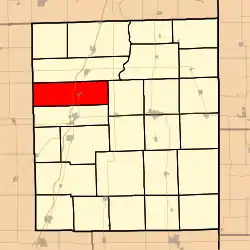 Location in Iroquois County