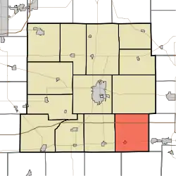 Location in Henry County