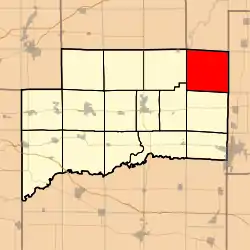 Location in Clinton County