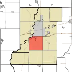 Location in Vigo County