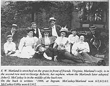 Marland and McCaskey photo, Pittsburgh 1906