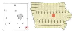Location of Gilman, Iowa
