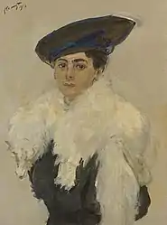 Porträt v. Helen Lewin (Max Slevogt)