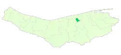 Location of Simorgh County in Mazandaran province