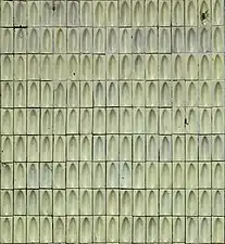 Mosaic wall on a building in Alba Iulia, close to the town hall, unknown architect, 1960s