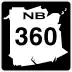 Route 360 marker