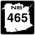 Route 465 marker