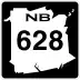 Route 628 marker