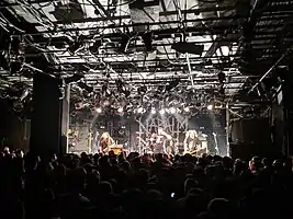 Napalm Death performing in 2019