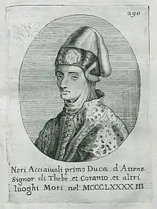 A big-nosed young man with large eyes