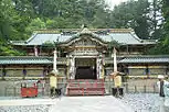 Karamon (Ancient gate), Haiden (prayer hall), and Honden (Main hall) at Toshogu