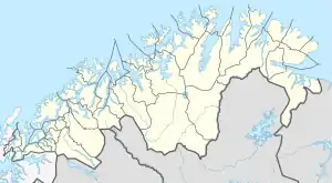 Andfjorden is located in Troms og Finnmark