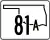 State Highway 81A marker