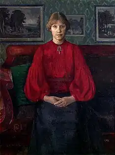 The Artist's Wife, Kristine Laache (1899)