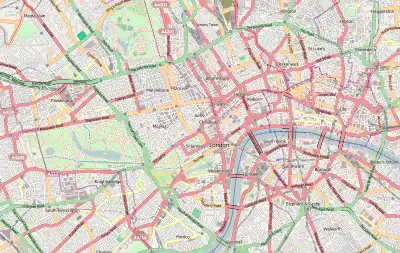 Tate Modern is located in Central London