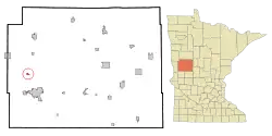 Location of Elizabeth, Minnesota