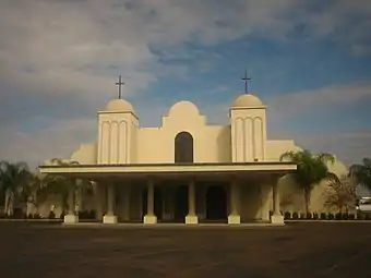 The new Our Lady of Lourdes Roman Catholic Church in Zapata has replaced an older sanctuary.
