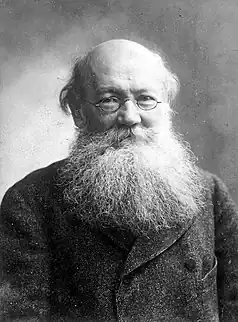 Photographic portrait of Peter Kropotkin