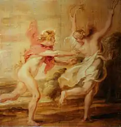 Apollon et Daphnéby Rubens, c. 1636 (Musée Bonnat, Bayonne)