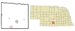 Location of Atlanta, Nebraska