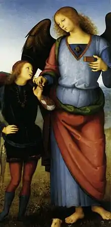 Pietro Perugino, Tobias and the Angel (c. 1496–1500)