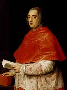 Pompeo Batoni, Portrait of Cardinal Prospero Colonna di Sciarra, c. 1750