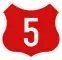 National Road 5 shield}}