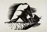 Paul Bunyan Digging Puget Sound, 1939