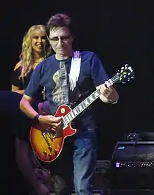 Ballard performing with Ritchie Blackmore's Rainbow at Stone Free 2017 Festival at the O2