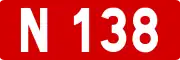 National road 138 shield