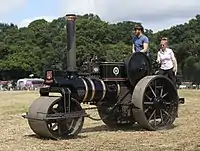 Ruston Proctor Steam Roller No 38591 named 'Midnight' at Netley Marsh Show