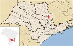 Location in São Paulo state