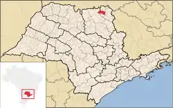 Location in São Paulo state