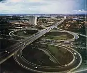 The Semanggi Interchange in 1976