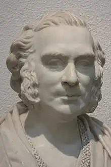 Bust of the Scottish painter Sir George Harvey