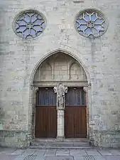 Entrance at the north transept