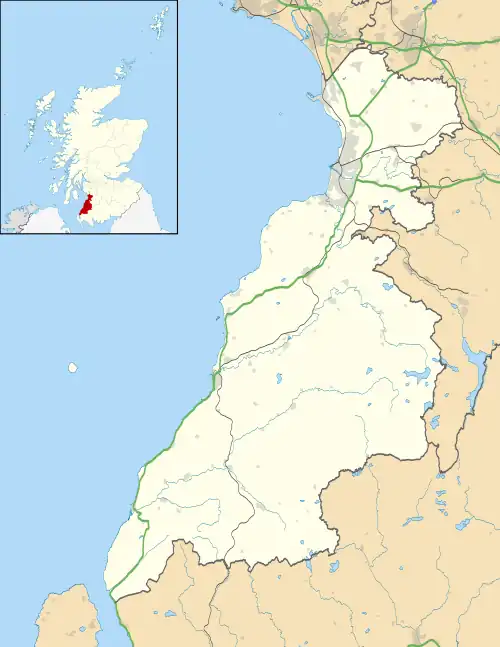 Dailly is located in South Ayrshire