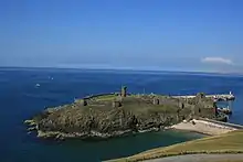 Peel Castle from Peel Hill