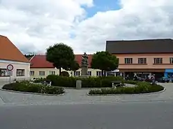 Square with the statue of St. John of Nepomuk