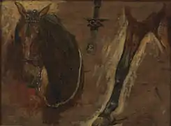 G-137 (verso). Study of a Horse (1879), ex collection: Hirshhorn Museum and Sculpture Garden.