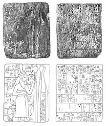 Transcription of the tablet.