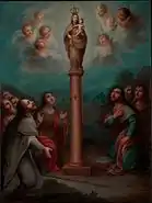 The Apparition of the Virgin of El Pilar to St. James, oil on copper, 56.5 × 41.9 cm, Metropolitan Museum of Art, NY, 1773