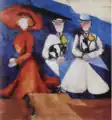 Three Female Figures, 1910