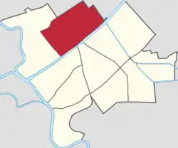 Location of Tiedonglu Subdistrict within Hebei District